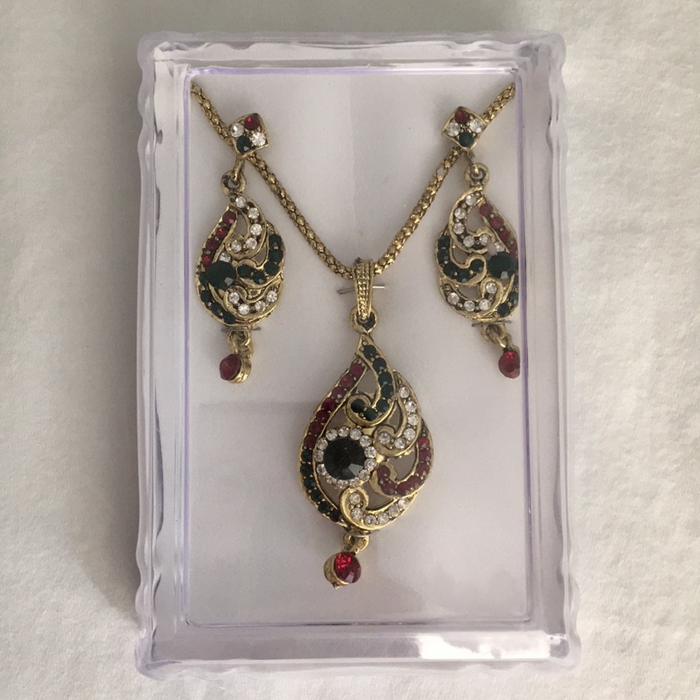 Indian Necklace and Earrings
